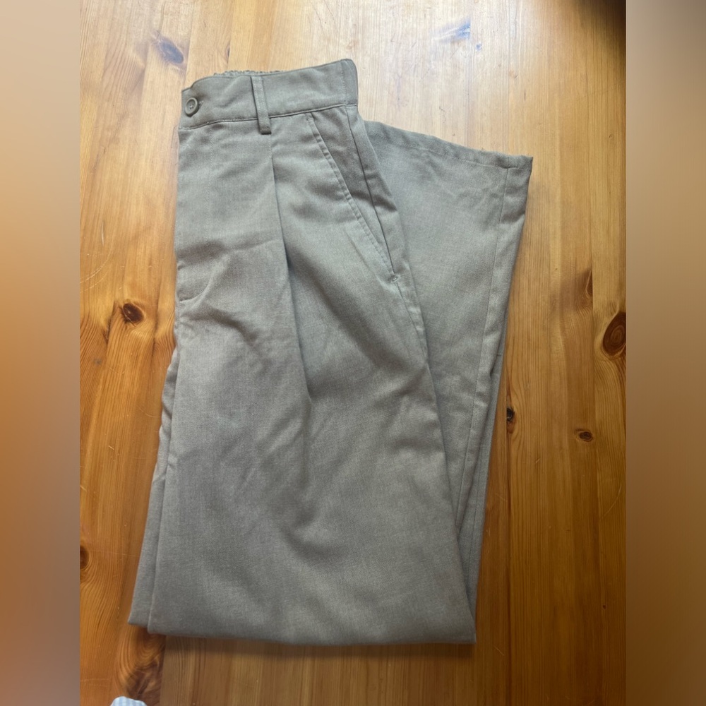 Beige trousers